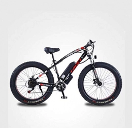 AISHFP vélo Adulte 26inch électrique Fat Tire VTT, 48V Batterie au Lithium à Neige électrique vélo, avec écran LCD / Antivol Verrouillage / Outils / Fender, B