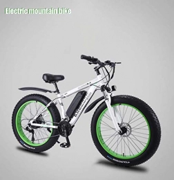 AISHFP Vélos de montagne électriques Adulte Hommes électrique VTT, Amovible 36V 10Ah Batterie au Lithium, 350W Plage Vélos Neige, en Alliage d'aluminium Hors Route vélo, 26 Pouces Roues, B, 21 Speed