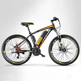 AISHFP Vélos de montagne électriques Adulte Montagne Vélo électrique Hommes, 27 Vitesses Hors Route vélo électrique, vélos électriques 250W, 36V Batterie au Lithium, 26 Pouces Roues, A, 8AH