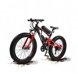 AISHFP vélo AISHFP 26 Pouces Adulte Fat Tire électrique VTT, 48V Batterie au Lithium à Neige électrique vélo, en Alliage d'aluminium Tout Terrain Offroad E-Bikes