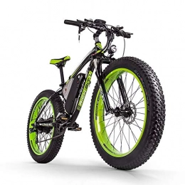 cysum Vélos de montagne électriques CYSUM E-Bike 1000W Fat vélo électrique 48V * 17Ah LG Li-Battery 50-80Km VTT Shimano 21 Vitesses (GREEB)