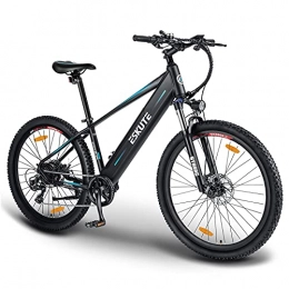 ESKUTE vélo ESKUTE 27.5”Vélo Electrique de Montagne, Batterie Lithium-ION 36V / 12.5Ah Amovible Cachée, Shimano Dérailleurs 7 Vitesses, Frien à Double Disque, E-Bike VTT pour Adulte