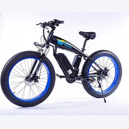 Fangfang vélo Fangfang Vélos électriques, 26" Electric Mountain Bike avec Lithium-Ion36v 13Ah Batterie 350W Haute Puissance Moteur en Aluminium vélo électrique avec écran LCD Convient, Bicyclette (Color : Blue)