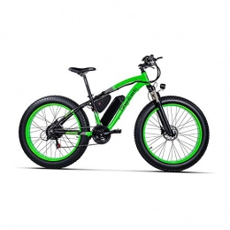 GUNAI vélo GUNAI Vélo de Montagne électrique, 1000W Moteur Tout-Puissant Vélo Électrique Puissant 21 Vitesse Neige VTT LCD Compteur de Vitesse Lithium-ION Battery(Vert)