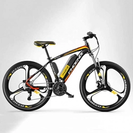 LUO Vélos de montagne électriques LUO Vélo de Plage, Vtt Adulte 26 Pouces, Vélo Tout-Terrain 27 Vitesses, Vélos 250W, Batterie Au Lithium 36V, Roues Intégrées En Alliage de Magnésium, A, 10Ah, B, 14Ah