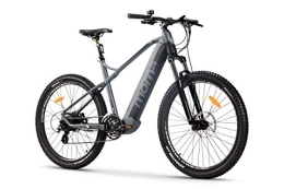 Moma Bikes vélo Moma Bikes VTT Electrique VAE, EMTB-27.5 ", Suspension avant, SHIMANO 24 Vitesses & Freins a disque Hydraulique Batterie Intégrée Ion Lithium 48V 13Ah