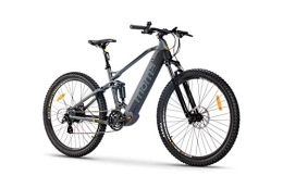 Moma Bikes vélo Moma Bikes VTT Electrique VAE, EMTB-29 ", Full Suspension, SHIMANO 24 Vitesses & Freins a disque Hydraulique Batterie Intégrée Ion Lithium 48V 13Ah