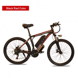 NYPB vélo NYPB Vélo Électrique 26 Pouces, Vélos Électriques 36V / 48V, Moteur 350 / 480W Vitesse Maximale 40 km / h Moteur sans Brosse Vélo électrique Hybride, Rouge, 48V15AH 500W