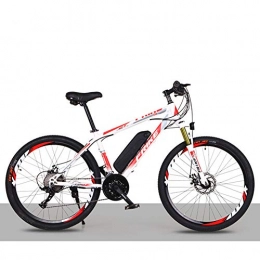 QININQ vélo QININQ Vélo Électrique Adulte Vélo de Montagne 26 Pouces avec Moteur 250W, Batterie 36V / 10Ah Amovible / Engrenages 21 Vitesses / Vitesse Maximum 30km / h / Kilométrage de Recharge Jusqu'à 50km