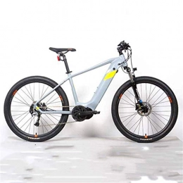 RDJM Vélos de montagne électriques RDJM VTT Electrique, Vélos électriques, Alliage d'aluminium 36V14A vélo 250W Double Disque de Frein vélos Adultes Sports de Plein air (Color : Gray)