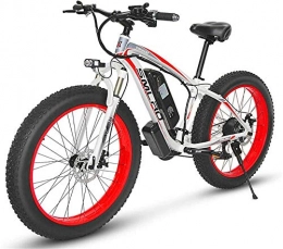 RDJM Vélos de montagne électriques RDJM Vélo Électrique en Montagne Vélos électriques, Vélos Neige / VTT, 48V 1000W Moteur, 17.5AH Batterie au Lithium, vélo électrique, 26 Pouces électrique Fat Tire Bicyclette (Color : C)