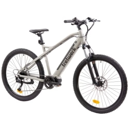 tretwerk DIREKT gute Räder vélo Tretwerk Vélo électrique VTT 27, 5" Gris – Vélo de montagne Pedelec avec dérailleur Shimano 9 vitesses – Vélo électrique VTT Hardtail avec moteur moyeu arrière 250 W, 36 V