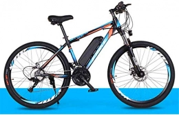 RDJM vélo Vtt electrique, 36V 250W Vélos électriques for adultes, en alliage de magnésium eBikes Vélos tout terrain, for travail des hommes Voyage à vélo en plein air et le navettage Out ( Color : Black blue )