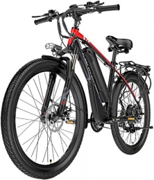 Clothes Vélos de montagne électriques Vélo de montagne électrique, VTT électrique, 400W 26 '' électrique étanche amovible vélo avec 48V 10.4AH Batterie au lithium-ion for les adultes, 21 vitesses Shifter E-Bike , Bicyclette ( Color : Red )