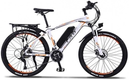 WJSWD Vélos de montagne électriques Vélo de neige électrique, 26 vélos électriques for adultes 350W en alliage d'aluminium Mountain Bikes E- avec 36V13ah Batterie au lithium et contrôleur, double frein à disque 27 Vitesse vélo Boost End
