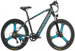 WJSWD vélo Vélo de neige électrique de 69, 8 cm - 48 V 10 A - Vitesse variable - Pour homme et femme - Batterie au lithium - Pour adultes - Couleur : bleu