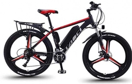 WJSWD vélo Vélo de neige électrique, En alliage de magnésium intégré des pneus vélo électrique 26En Montagne E-Bike, 21Speed ​​à vitesse variable électrique vélo avec Lithium-Ion amovible 13Ah Batterie for Homme