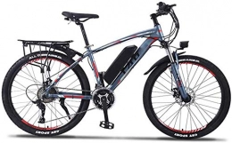 RDJM vélo Vélo Électrique en Montagne 26 vélos électriques for adultes 350W en alliage d'aluminium Mountain Bikes E- avec 36V13ah Batterie au lithium et contrôleur, double frein à disque 27 Vitesse vélo Boost E