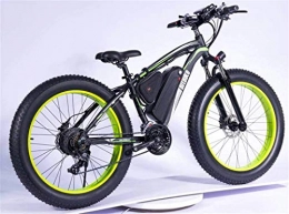 WJSWD vélo Vélo électrique de montagne 1000 W avec gros pneus de 66 cm - 48 V 13 Ah - Pour homme - Fourche de suspension - Freins à disque hydrauliques - Batterie au lithium 21 vitesses - Beach Cruiser