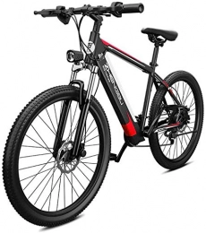 WJSWD vélo Vélo électrique de montagne 26 pouces - 400 W 48 V - Batterie lithium-ion amovible - 27 vitesses - Pour adultes et hommes - Pour l'équitation, l'extérieur, la plage, le cruiser pour adultes