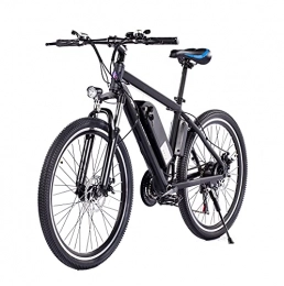 Super Handsome Vélos de montagne électriques Vélo électrique de montagne pour adultes 26 pouces VTT électrique 250 W, 25 km / h pour adultes avec batterie amovible 48 V 8, 7 A, 21 vitesses