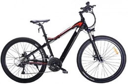 WJSWD vélo Vélo électrique de neige de 27, 5 pouces avec écran LCD de 48 V 500 W 27 vitesses pour homme et femme - Batterie au lithium - Pour adultes