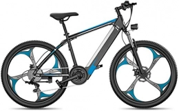 WJSWD vélo Vélo électrique de neige pour adultes, en alliage de magnésium, 27 vitesses, VTT tout terrain, roues de 66 cm, VTT à double suspension, pour extérieur, voyage, entraînement avec batterie au lithium