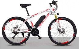 WJSWD vélo Vélo électrique de neige, VTT pour adultes, en alliage de magnésium, vélo électrique 250 W 36 V 10 Ah batterie lithium-ion amovible pour homme et femme