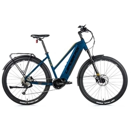 Leaderfox Vélos de montagne électriques Vélo électrique Leader Fox Bend Lady VTT 29" 720 Wh 95 Nm Bleu