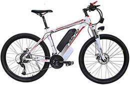 WJSWD vélo WJSWD Vélo de Neige électrique, VTT électrique for Adultes avec 36V 13Ah Lithium-ION E-Bike avec LED Phares 21 Speed ​​26 '' Tire Croisière de Plage de Batterie au Lithium pour ADU
