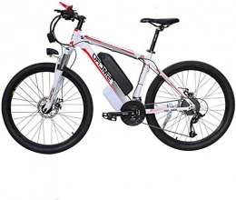 WJSWD vélo WJSWD Vélo électrique de montagne de 350 W avec pneu de 66 cm 48 V avec batterie lithium-ion amovible de grande capacité, 21 vitesses, freins à disque et batterie au lithium pour adultes
