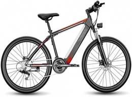 WJSWD vélo WJSWD Vélo électrique de neige de 66 cm, 48 V 10 A au lithium, aimant permanent 400 W, 3 modes de fonctionnement, batterie au lithium, pour adultes (couleur : rouge)