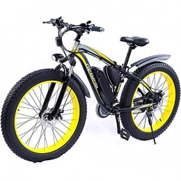 WXX Vélos de montagne électriques WXX Adultelectric VTT 26 Pouces Neige vélo électrique, 36V / 350W Fat Tire Bike Et 21 Vitesse Adjustment- Avant et arrière Freins à Disque VTT